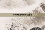 2021款宝马330i二手车
