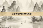 二手车宝马320i价格