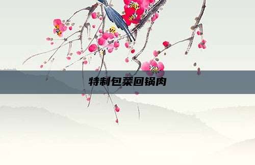 特制包菜回锅肉