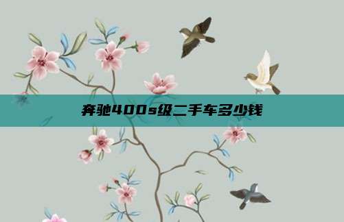 奔驰400s级二手车多少钱