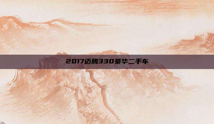 2017迈腾330豪华二手车