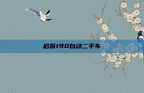 启辰t90自动二手车