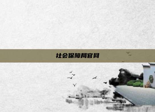 社会保障局官网